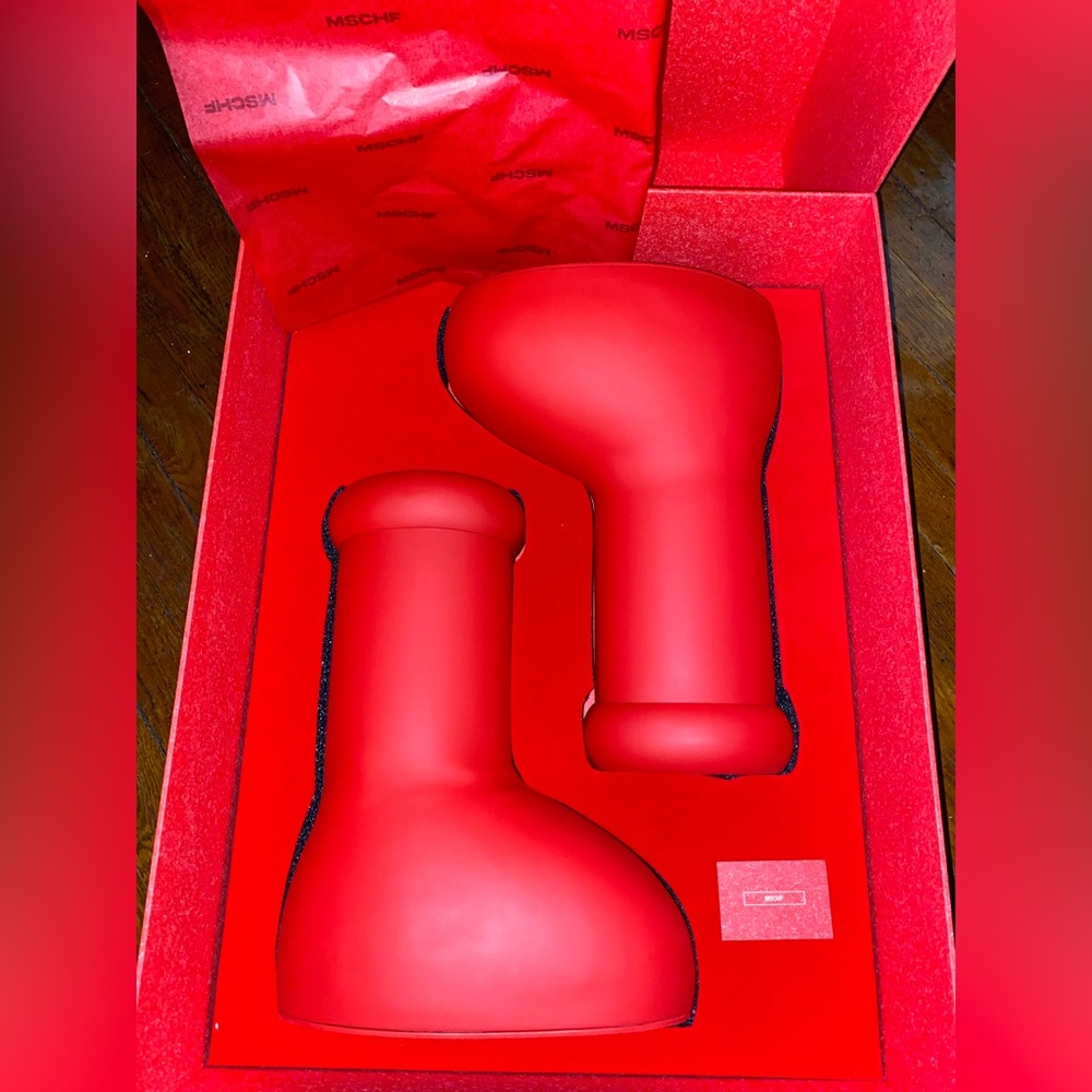 MSCHF BiG RED BOOT SZ US 5 or EUR 37.5